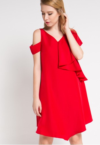 Red rose dress
