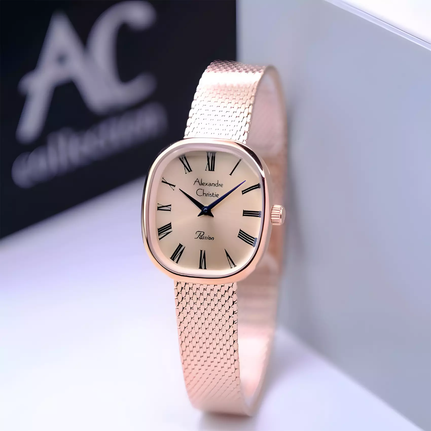 Alexandre Christie Passion - Jam Tangan Analog Wanita - Rose Gold - Stainless Steel - 2B93 LHBRGLN