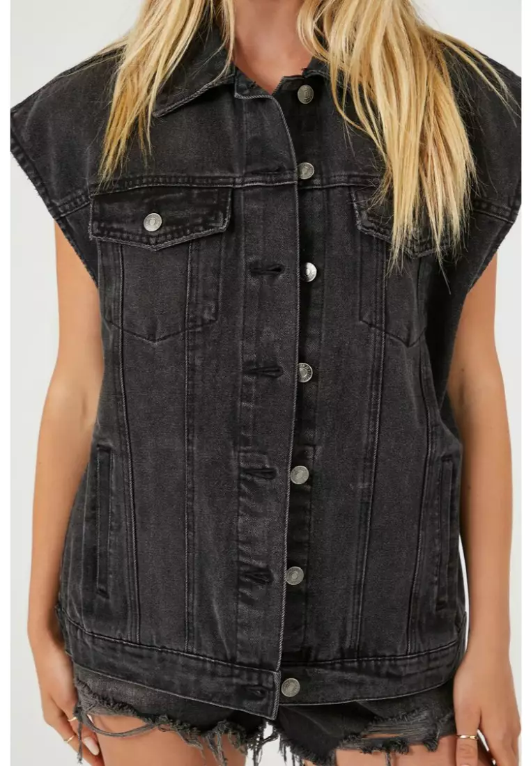 Forever 21 new arrivals denim vest