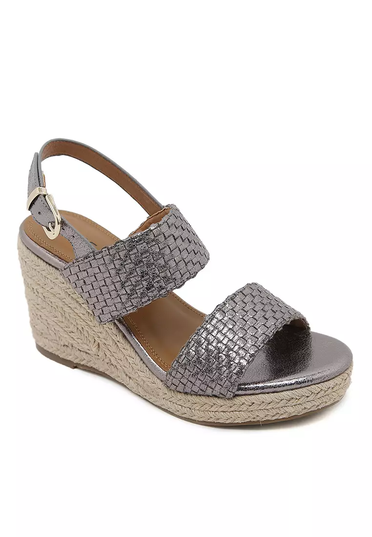 Woven Strap Wedge Espadrilles ALM2024-5