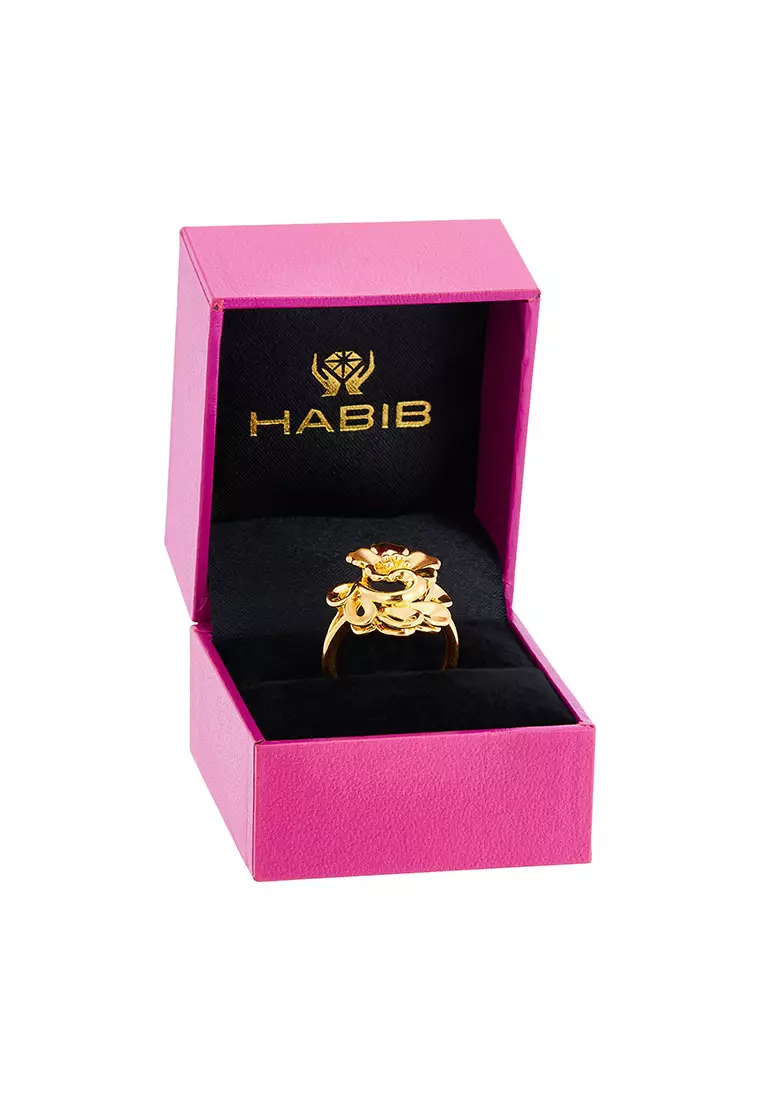HABIB HABIB 999/24K Yellow Gold Ring LTR130624 2025 | Buy HABIB Online ...