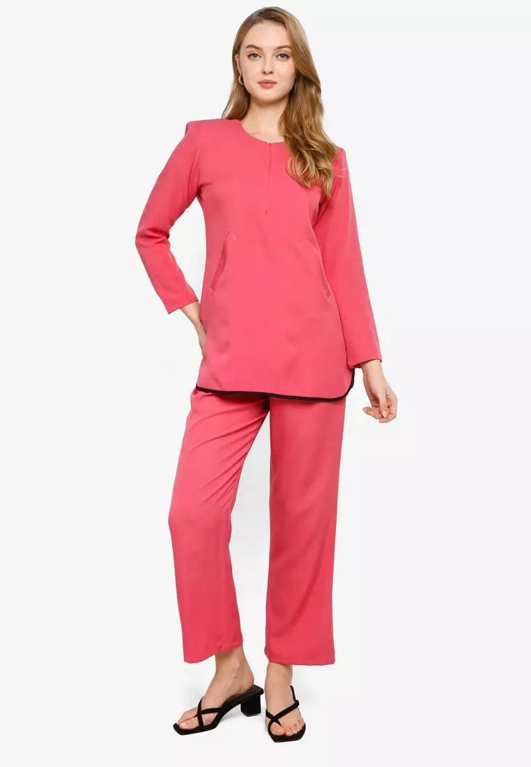 Latifa Blouse Pocket Suit