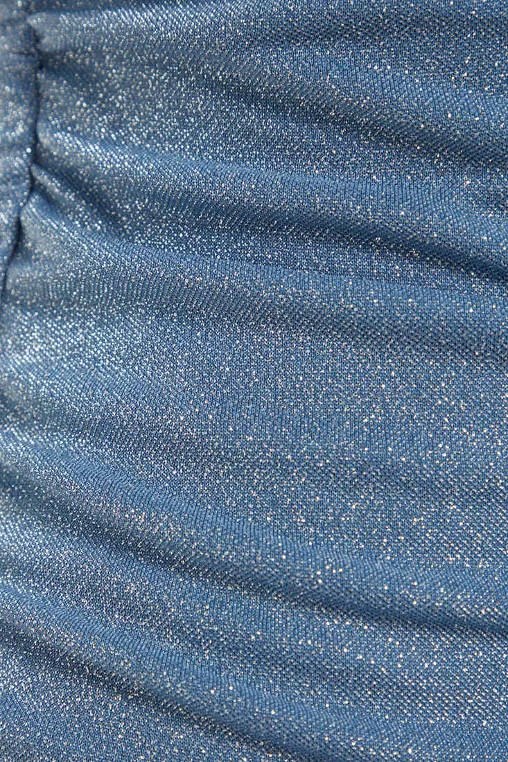 Shimmering Ruched Dress