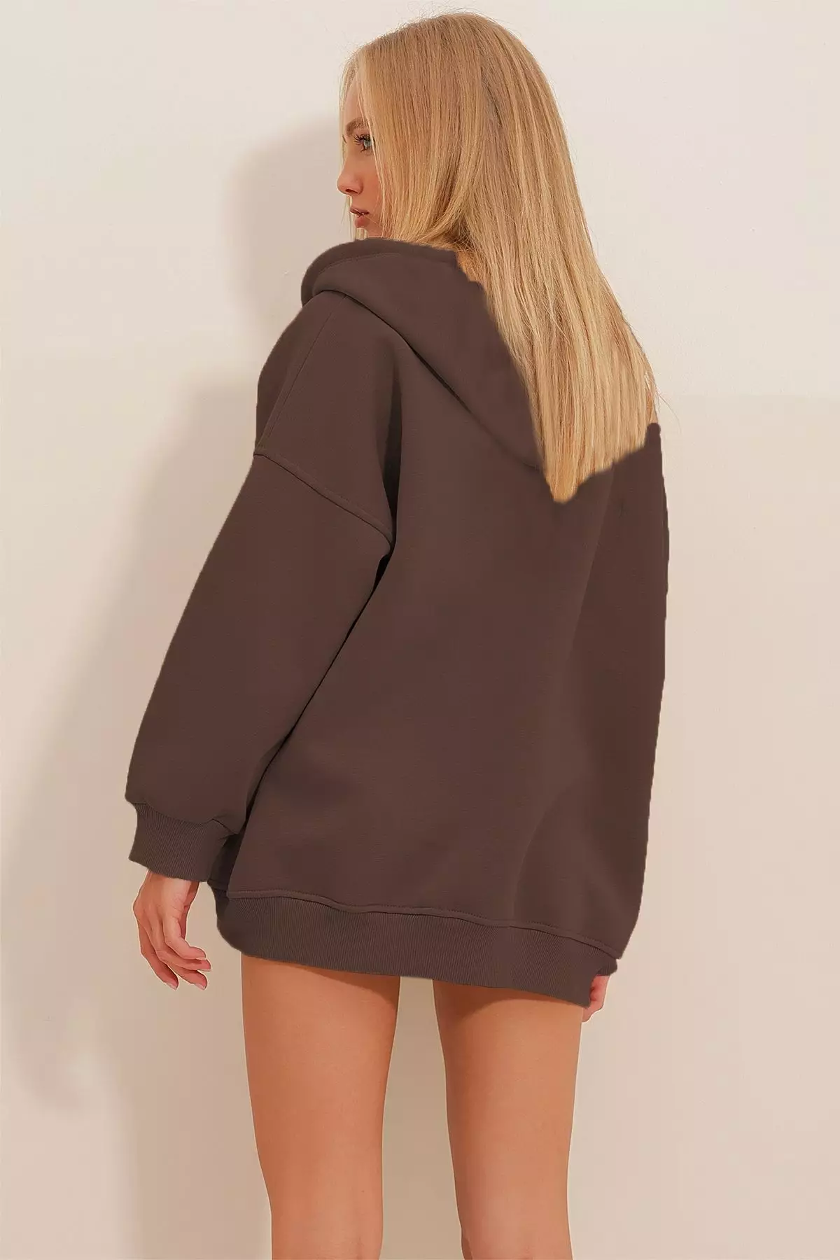 Brown Licensed Long Plenty Sweatshirt