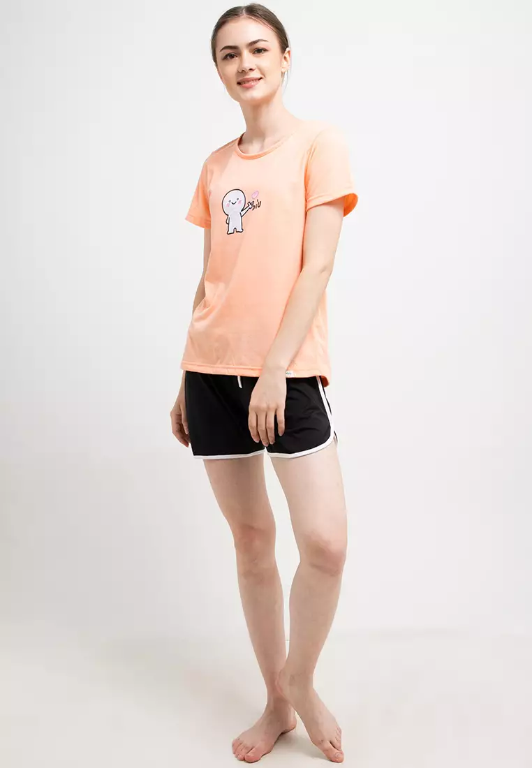 Pyjama Pijama Short Sleeve Short Pants Sleepwear