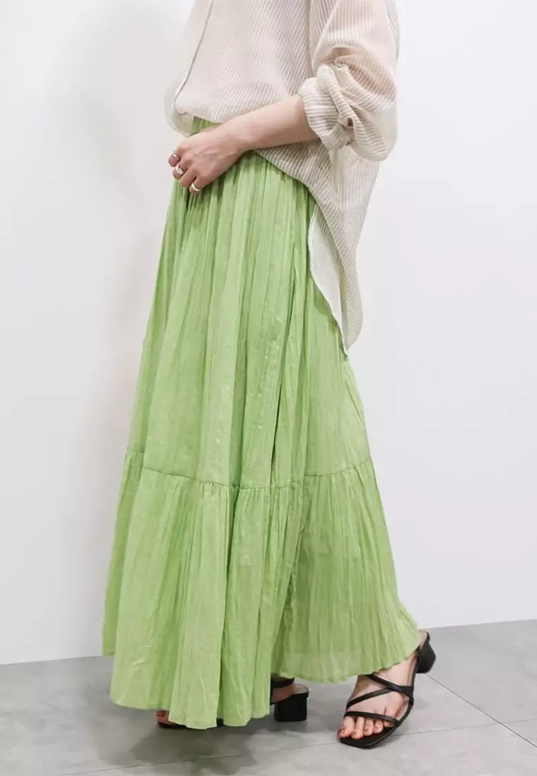 American Holic - Yanagi Crinkle Tiered Skirt