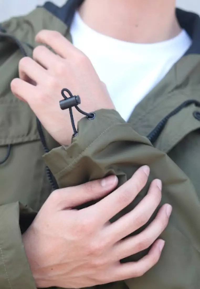 Kale James Navy / Jaket premium berbahan dasar Micro Taslan