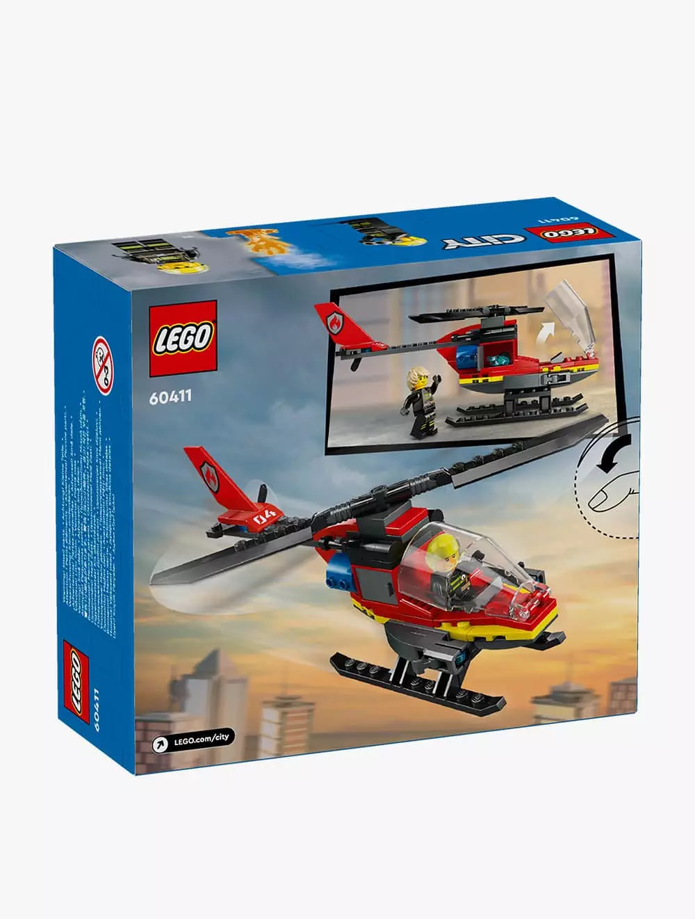 LEGO® City Fire Rescue Helicopter - 60411