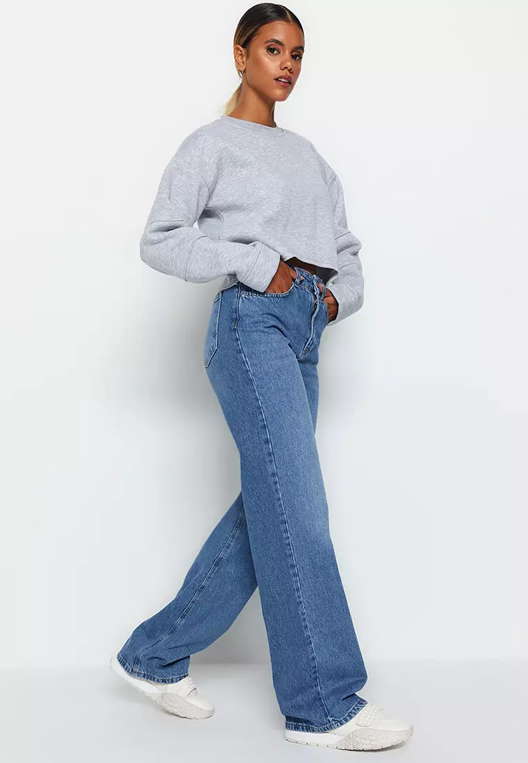 High Waist Wide Leg Jeans