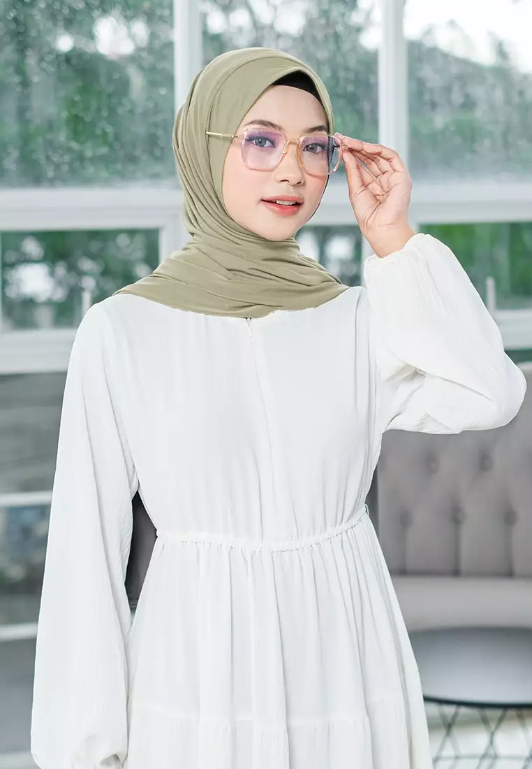 HIJAB INSTAN ZENYA - OLIVE