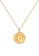 Elli Germany gold Perhiasan Wanita Perak Asli - Silver Kalung Zodiac Aries Coin Gold Plated B5DC8AC8E821D0GS_3