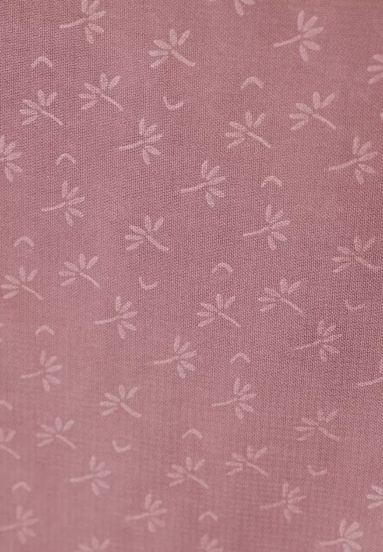 Rada Embossed Square | Hijab Polycotton Scarf Segiempat - Ginger Clay