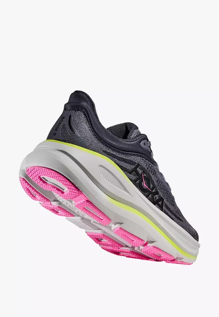 Bondi 9 Women's Running - Charcoal Grey/Grey Skies