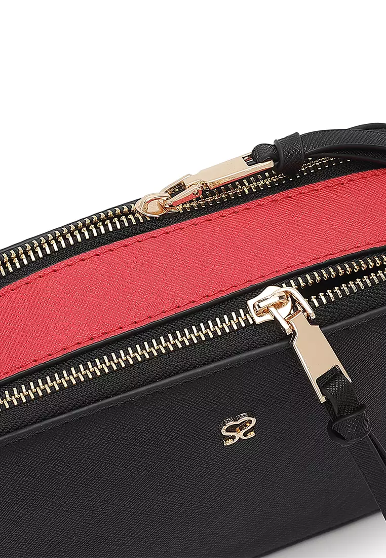 Women's Top Handle Bag / Sling Bag / Crossbody Bag / Shoulder Bag - Black