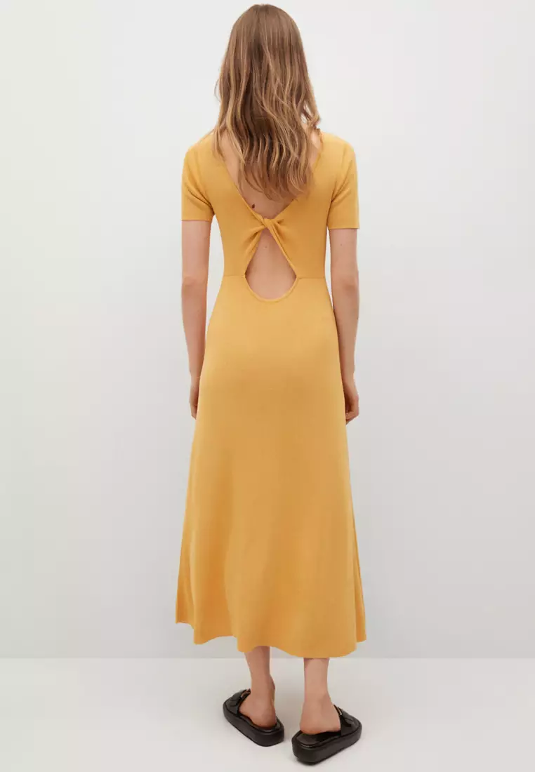 Side Slit Knit Dress