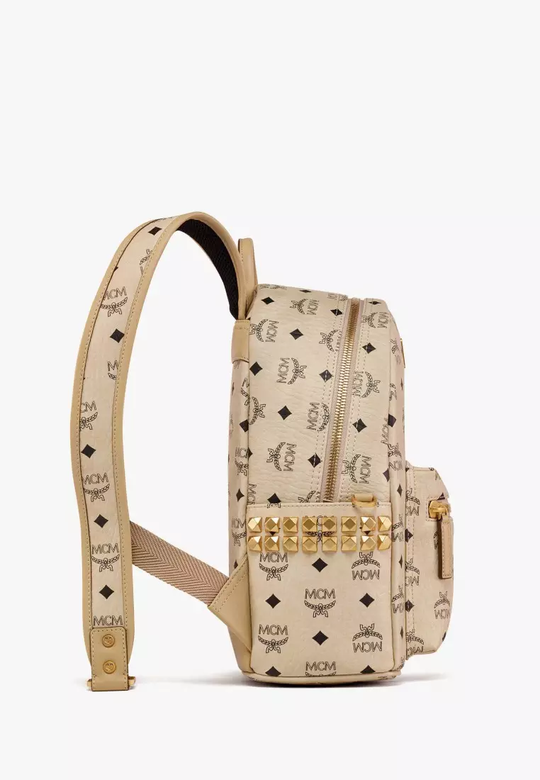 Buy MCM Stark Side Studs Backpack in Visetos 2024 Online ZALORA