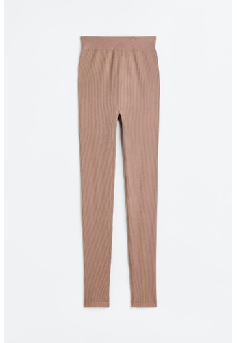 Buy Hu0026M Seamless ribbed leggings 2023 Online | ZALORA Singapore