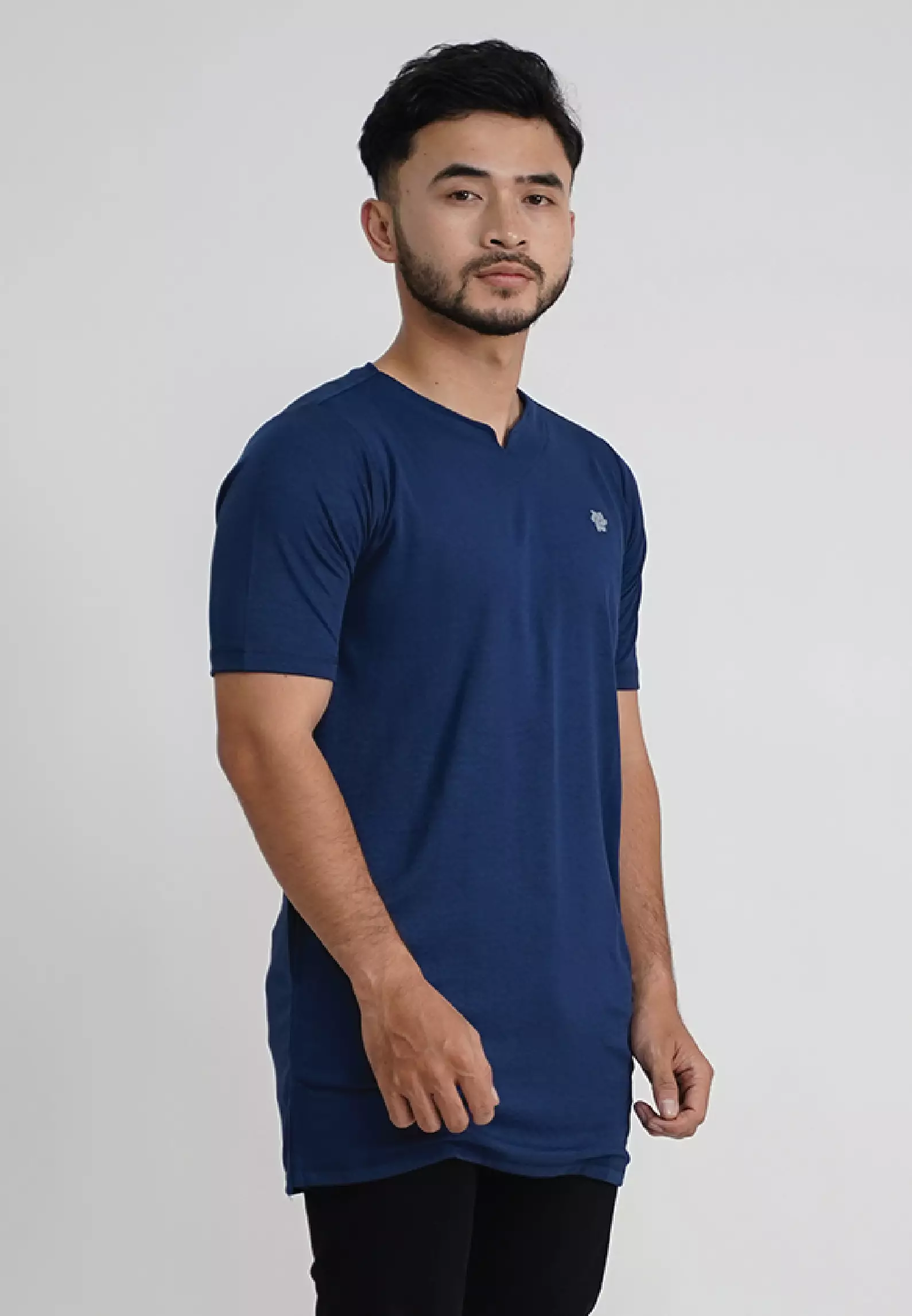 Tiento Baju Muslim Koko Kurta 3in1 Basic Navy