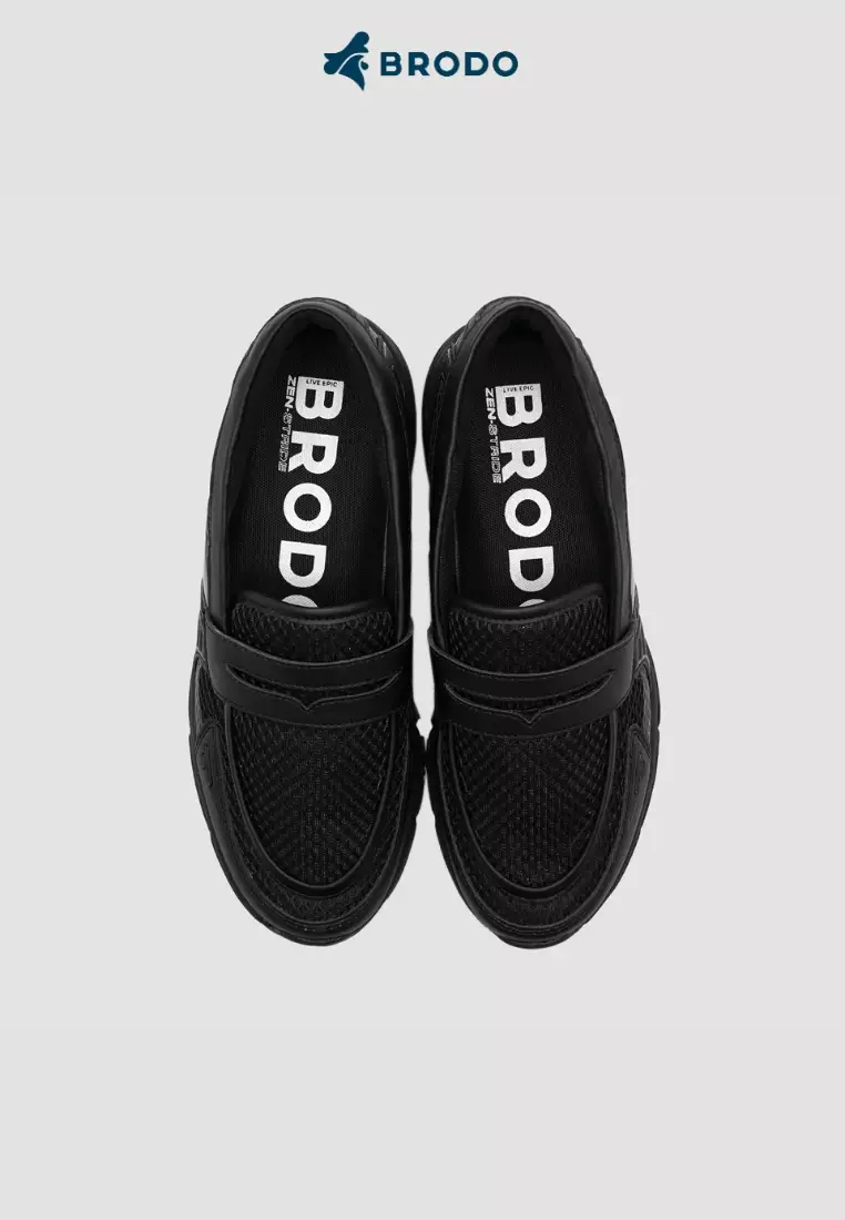 BRODO - Sneakers Ace Neptune Loafers Full Black