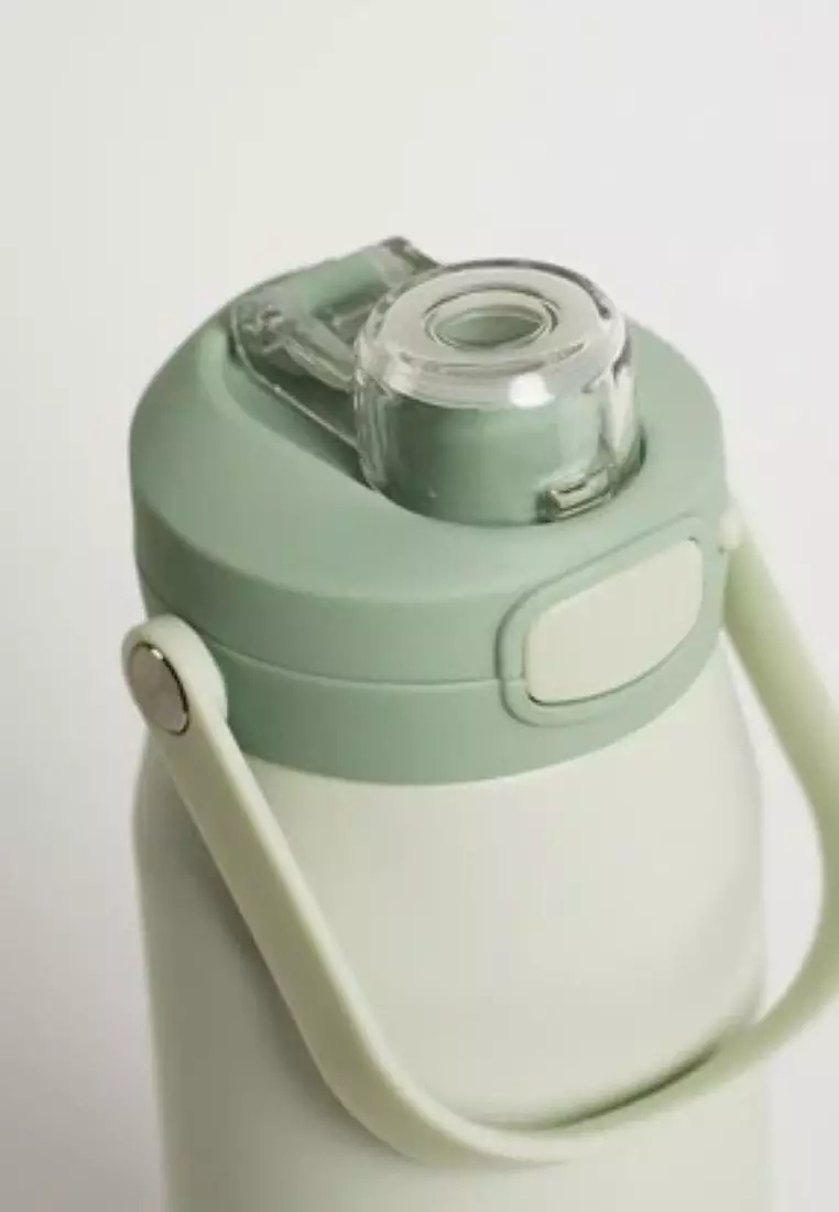 Oasis Ceramic Stainless Steel Triple Wall Capri Quick Release Drink Bottle 750ML - Mint Green