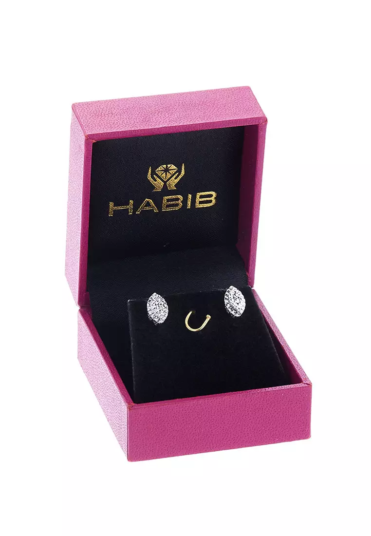 HABIB Castiel Gold Earrings, 9K Gold