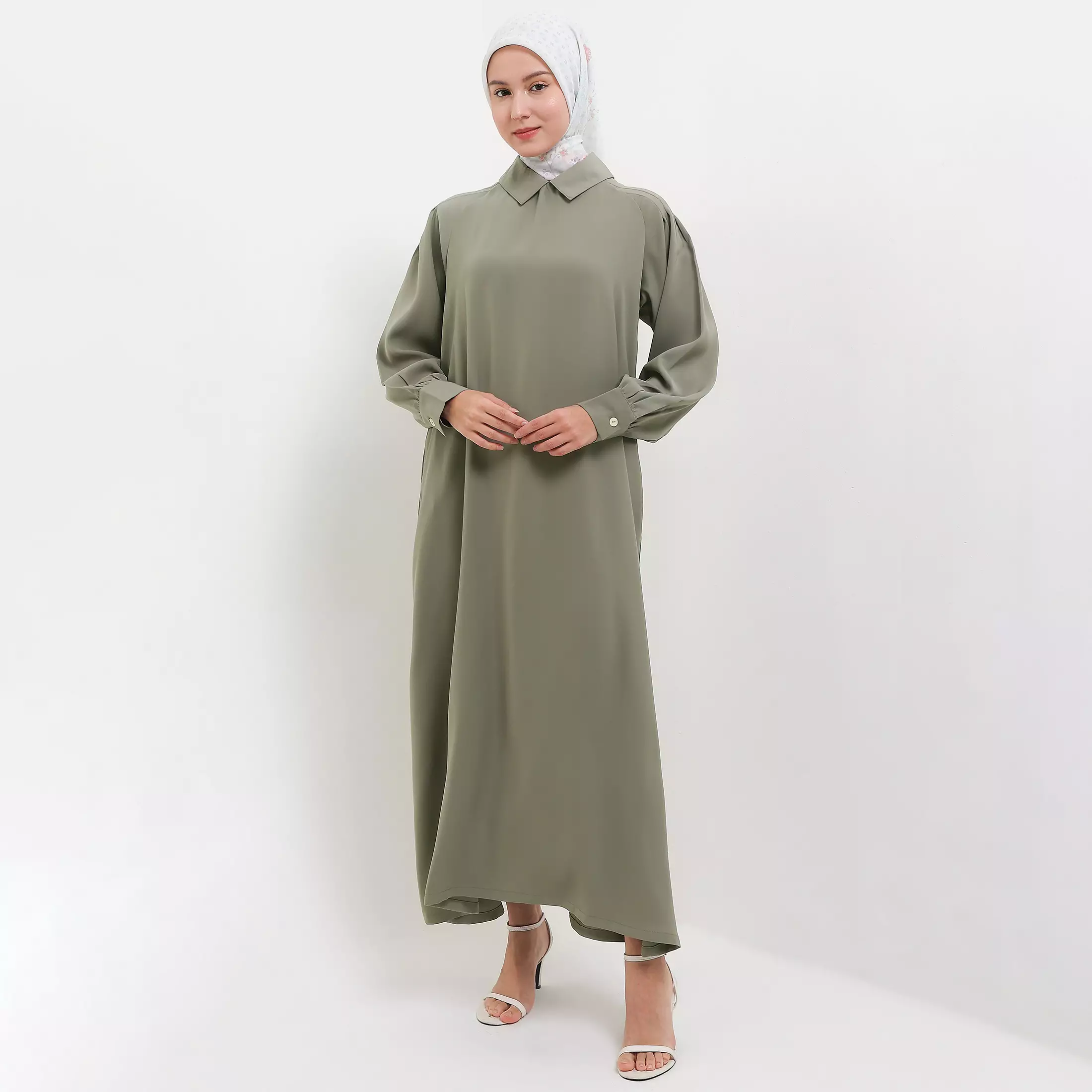 MFMW Perla Dress Gamis Olive