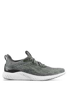 adidas brown adidas alphabounce em AD349SH0UM6FID_1