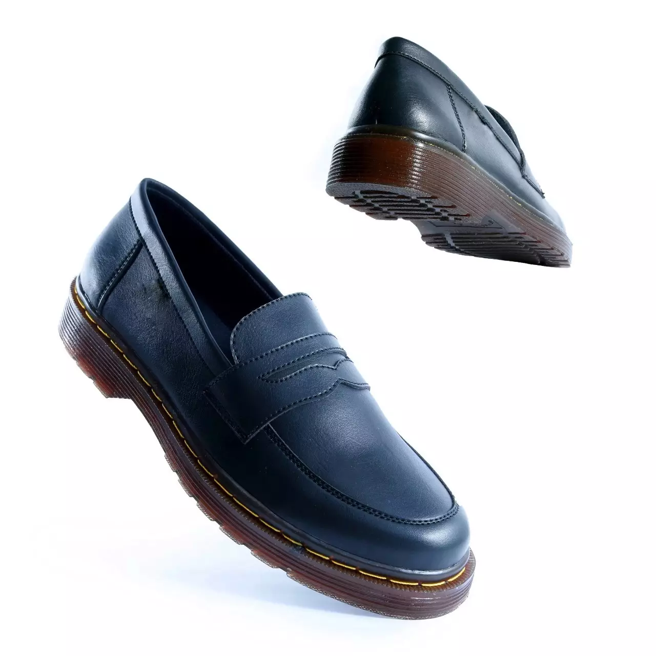 Country Boots Pedro - Sepatu Slip On Formal Hitam