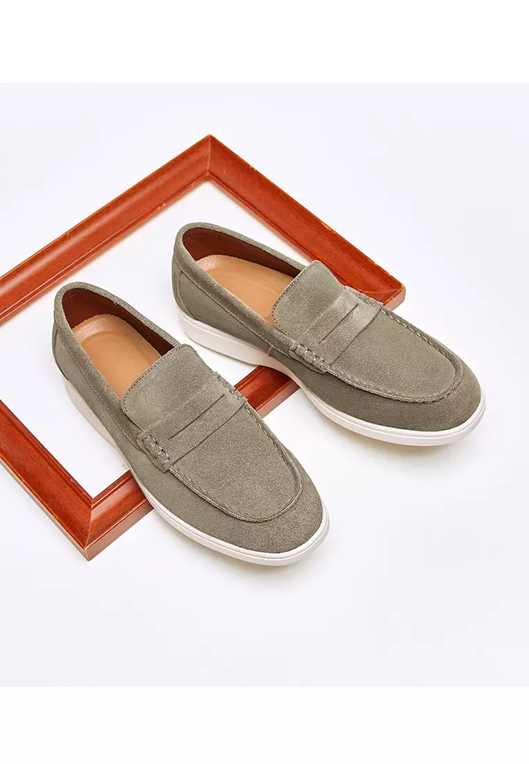 Cow Suede Penny Loafers KB8848-2