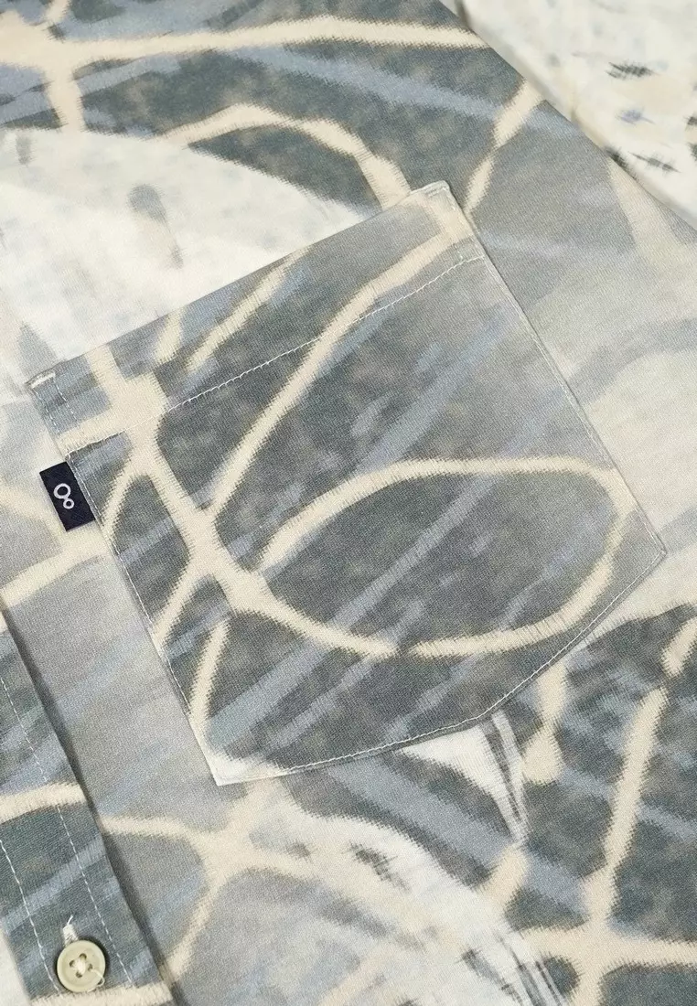 Greenlight Essential Men's Shirt Short Sleeve Regular Fit Cotton Full Print Aruna HP-C021124