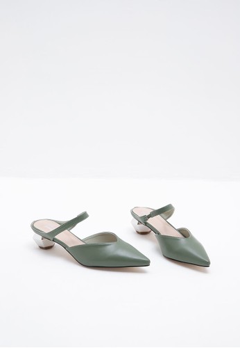 Jual Berrybenka Label Lena Basic Heels Green Original Maret ...
