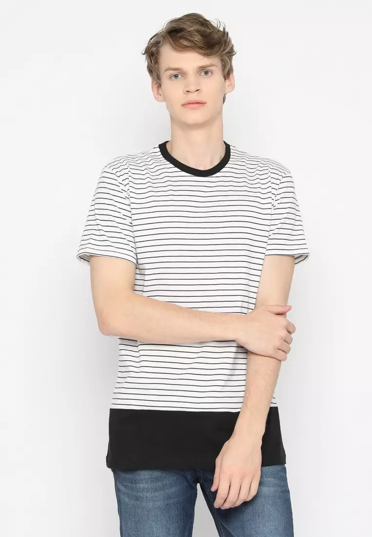 POLICE T-Shirt Salur Cotton Pria  207160601