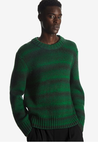 COS Regular-Fit Striped Wool Jumper | ZALORA Malaysia