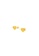 MJ Jewellery gold MJ Jewellery Gold Love Earrings S117, 375/9K Gold 165C9AC9DAEA6BGS_2