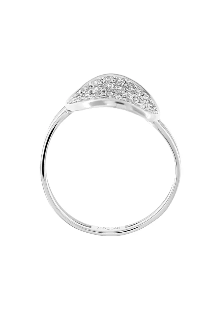 White gold best sale diamond dress ring