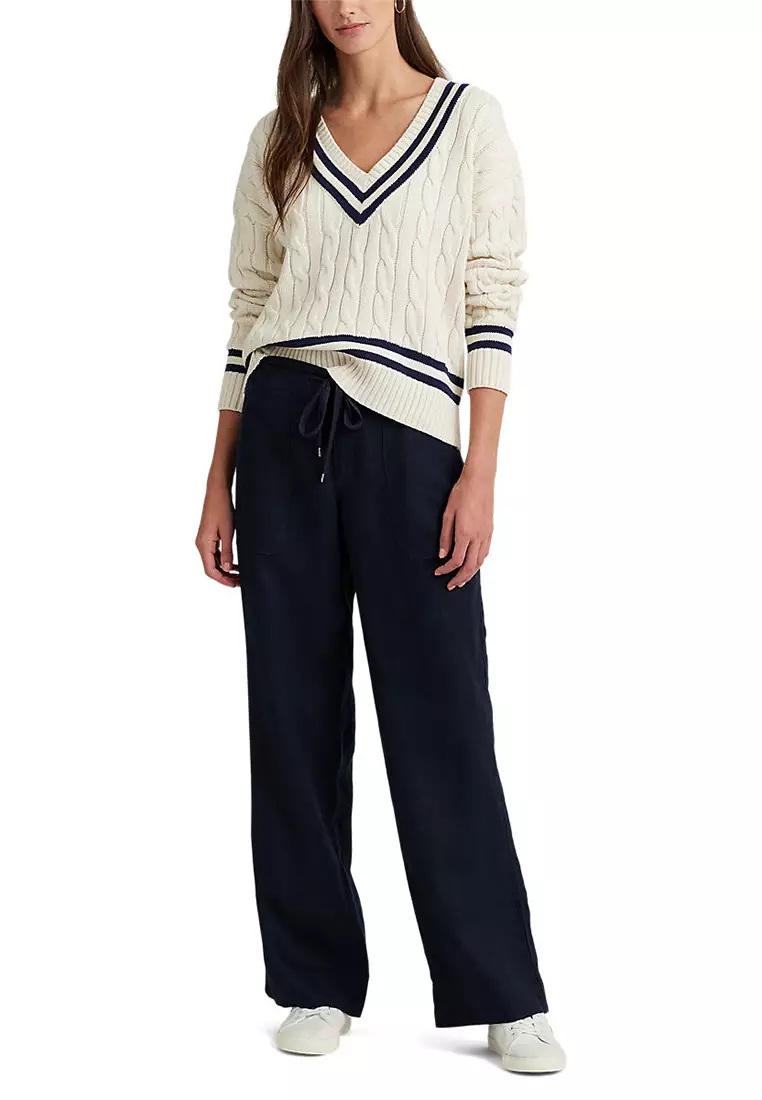 Lauren Ralph Lauren Women's Cable-Knit Cricket Sweater