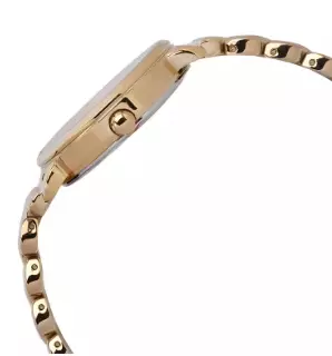 Jam Tangan Wanita Alba Fashion AH7DS8 AH7DS8X1 Strap Stainless Steel Gold Color Women Silver Dial Original Garansi Resmi