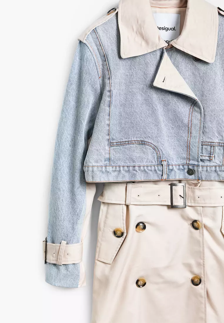 Two-piece trench coat