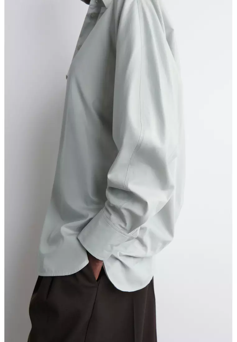 ROUNDED PIMA COTTON SHIRT