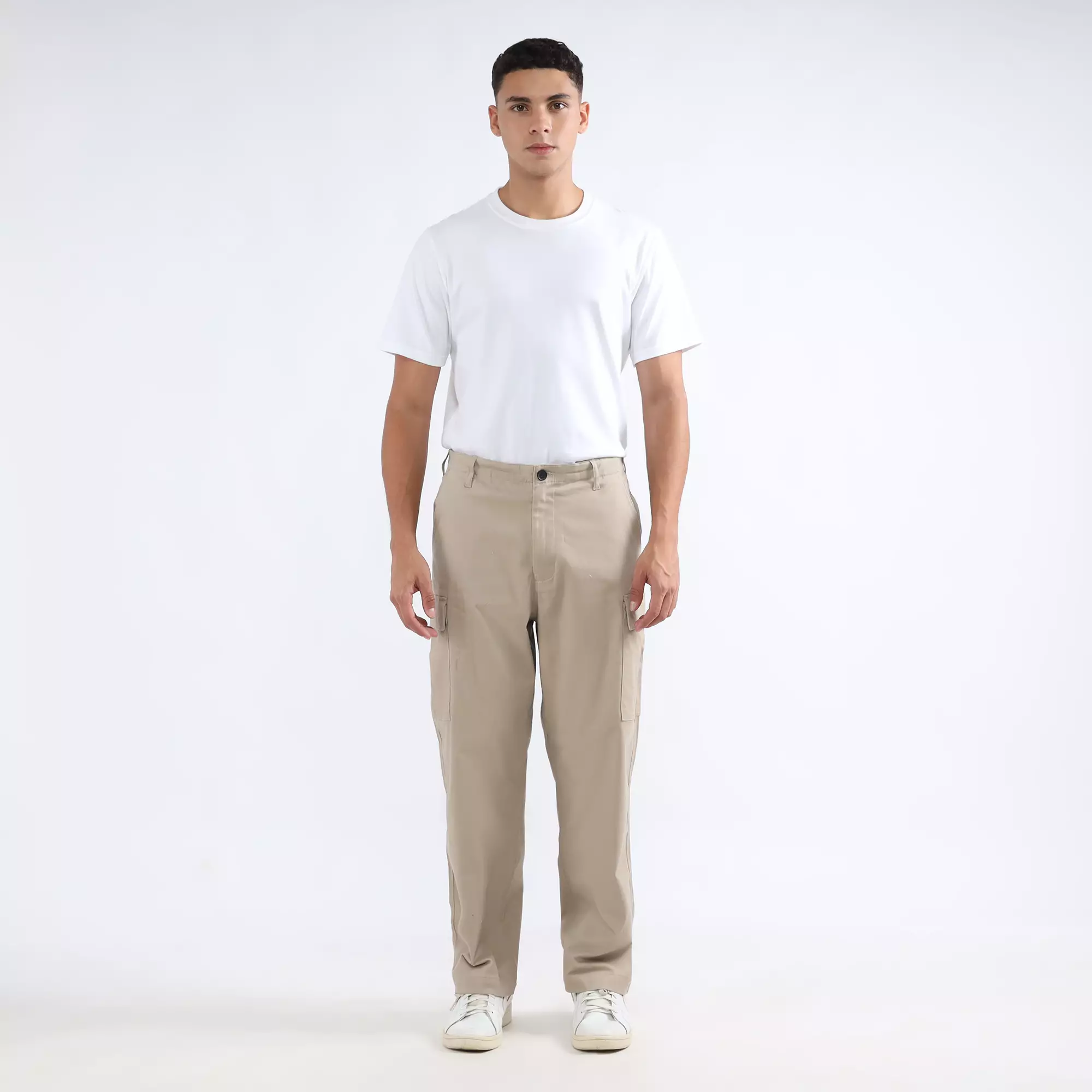 LARUSSO - Portofino Cargo Long Pants - Light Khaki
