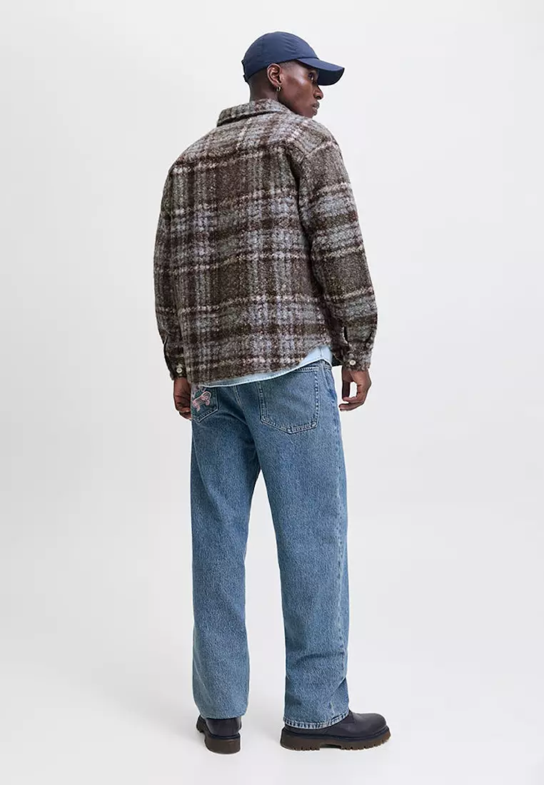Boucle Long Sleeve Overshirt
