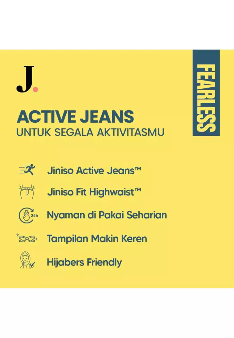 Highwaist Cargo Loose Jeans 461 FEARLESS