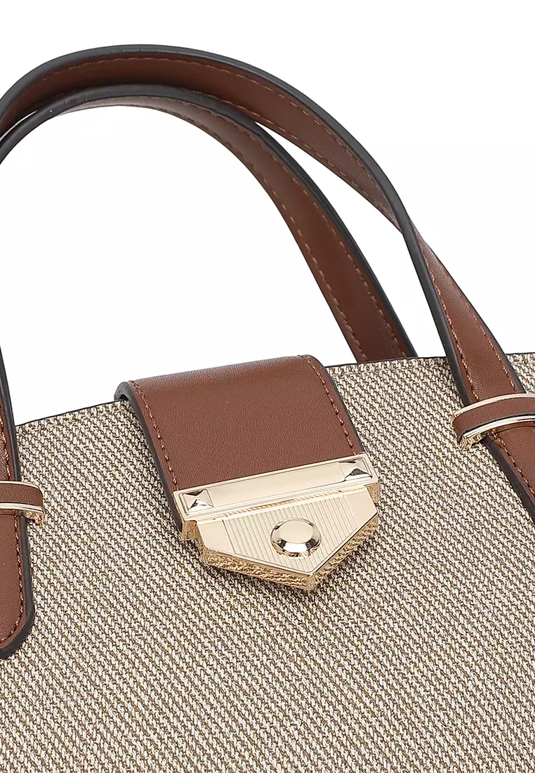 Women's Top Handle Bag / Sling Bag / Crossbody Bag / Shoulder Bag - Beige