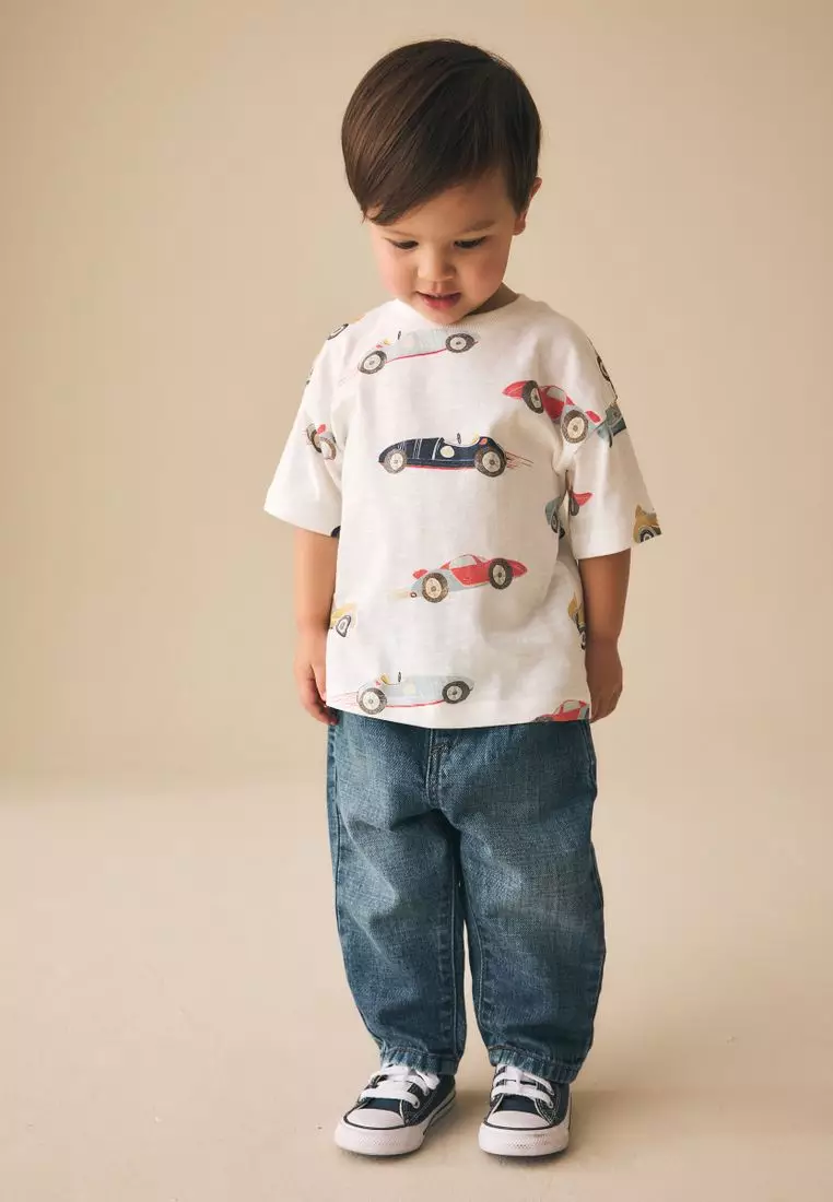 Short Sleeve All Over Print T-Shirt (3mths-7yrs)