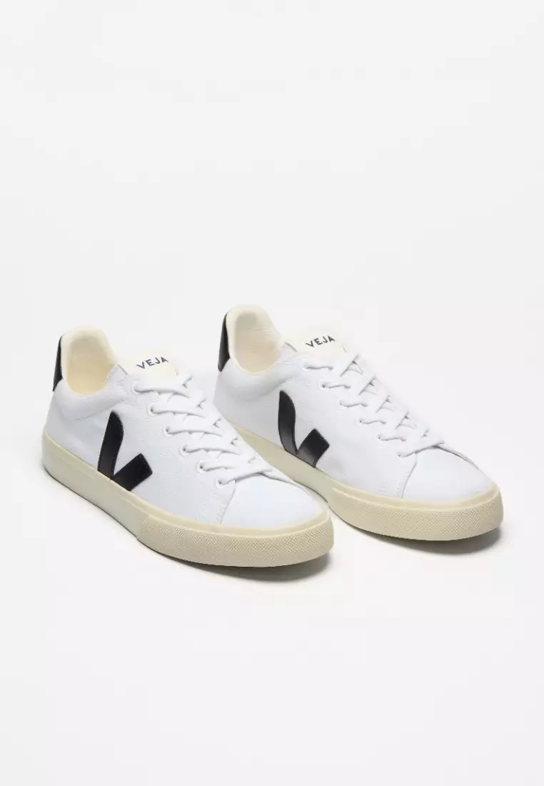 Campo Canvas White Black Sneakers