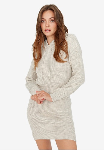 Trendyol Hooded Knit Dress 2023 | Buy Trendyol Online | ZALORA Hong Kong