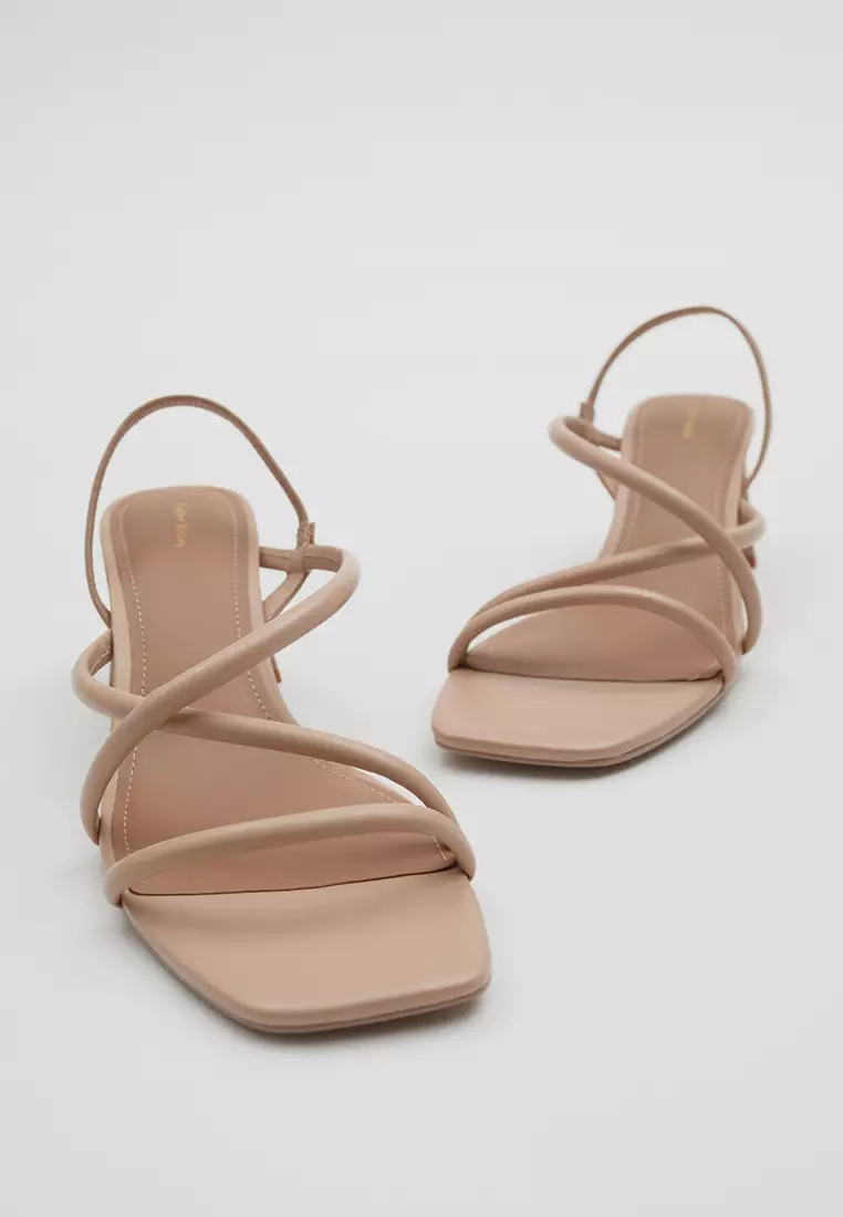Buy & Other Stories Strappy Block Heel Sandals 2024 Online | ZALORA ...