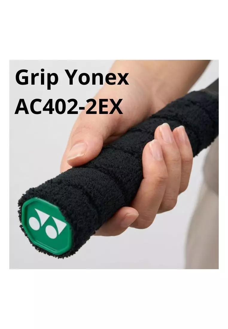 Grip Handuk Badminton Tenis Padel Yonex Towel Grip AC402-2EX Hitam panjang 80cm