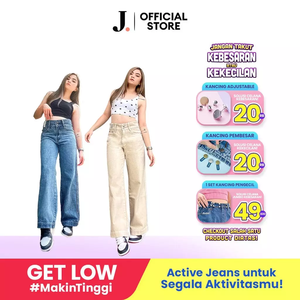 Highwaist Baggy Jeans 504 GET LOW