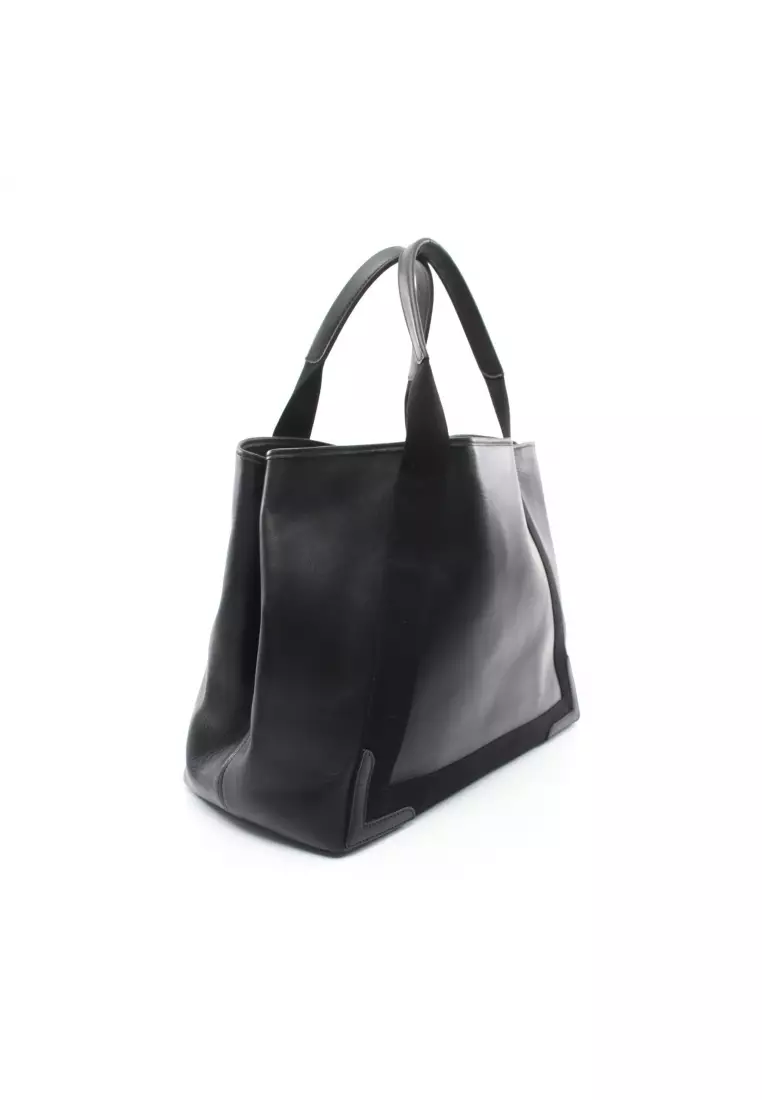 Balenciaga Navy Cabas New M - Black - Top Handle Bags